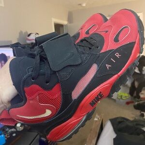 Nike Red and Black Sneakers